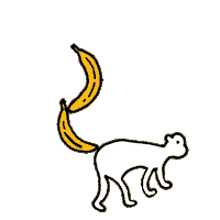 Monkey Business Fun Sticker by Stori Modern