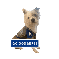 Los Angeles Dodgers Dogs Sticker by Justice HQ