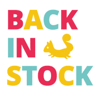 Squirrel Back In Stock Sticker by Little Nutkins
