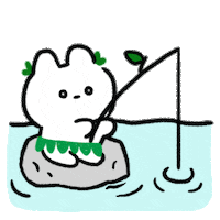 Bored Rabbit Sticker by Kcomics