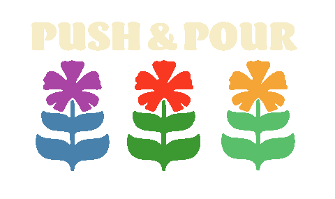 Coffee Flowers Sticker by pushandpour