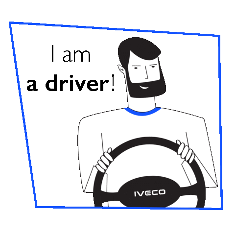 ivecodriversclub driver wheel trucks trucker Sticker