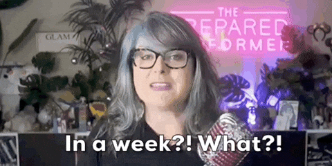In A Week What GIF by The Prepared Performer
