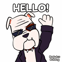 Dog Hello GIF by VeeFriends