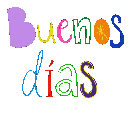 Good Morning Buenos Dias Sticker