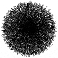 black and white animation GIF by David Koblesky