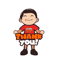 Thanks Sate Taichan Sticker by Sate Taichan Uncle Katsu