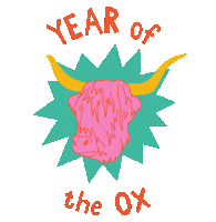 New Year Sticker by Leonie Flower
