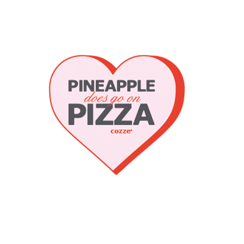 CozzePizzaOvens giphyupload pizza pineapple cozze Sticker