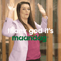 Maandag tgif maandag tgim tot maandag GIF