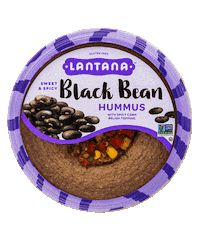 black bean hummus Sticker by Lantana Foods