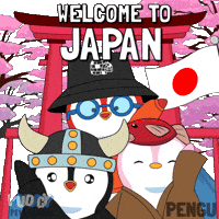 Mount Fuji Travel GIF by Pudgy Penguins