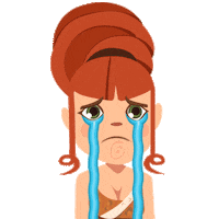 sad tears Sticker by InnoGames