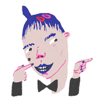 happy you got it Sticker by Ezra W. Smith