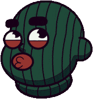Emote Black Art Sticker