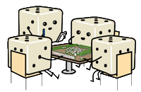 Chinese New Year Mahjong Sticker by TinyDiceBuddies