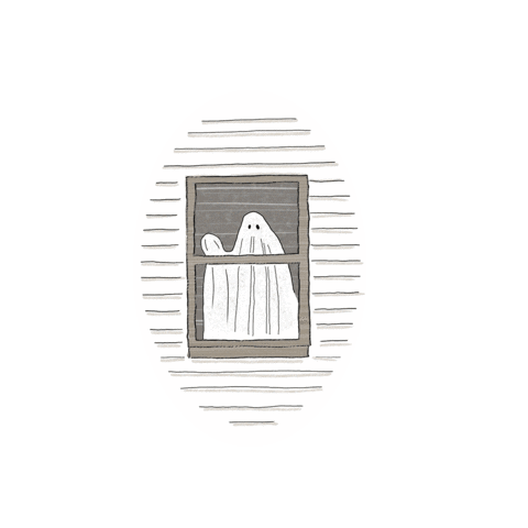 esinee giphyupload hello hi horror Sticker
