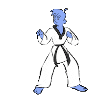 Martial Arts Karate Sticker