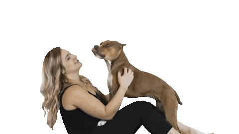 Pit Bull Kisses Sticker by whyrichmondisawesome