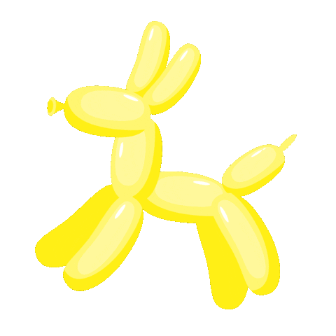 Balloon Dog Doodle Sticker