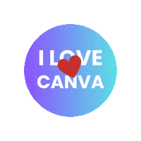 kubilaytutar love design canva tasarım Sticker