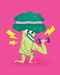 lockwoodland food cartoon fitness hungry GIF
