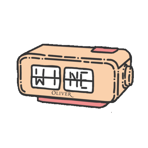 Wine Clock Sticker by Oliver Winery