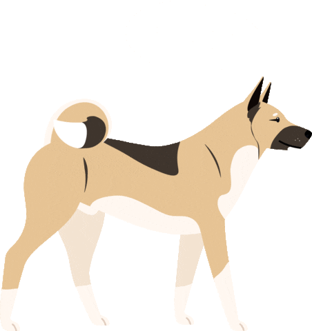 He-He Dog Sticker