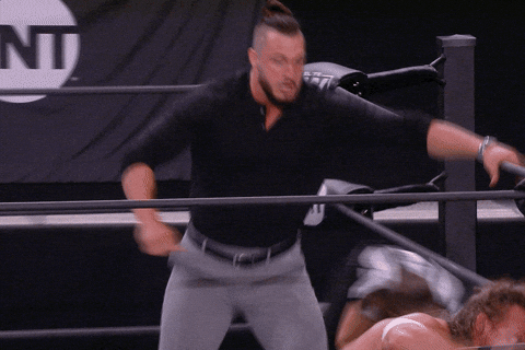 Kicking Pro Wrestling GIF by ALL ELITE WRESTLING