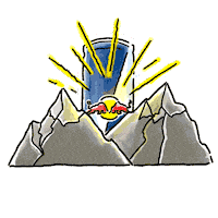 Energy Mountains Sticker by Red Bull