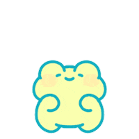 abukero happy うれしい 最高 かえる Sticker