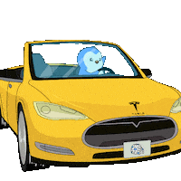 Car Driving Sticker by Pudgy Penguins