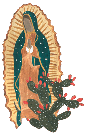 Mexico City Cactus Sticker by Be A Heart