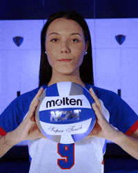 Depaul University Volleyball GIF by DePaul Blue Demons
