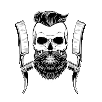Beard Barber Sticker by Morfose Cosmetics