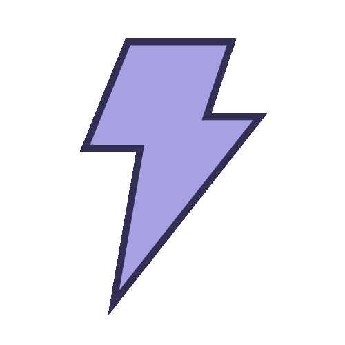 Flashing Lightning Bolt Sticker by Curology