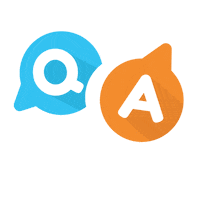 Q A Question Sticker