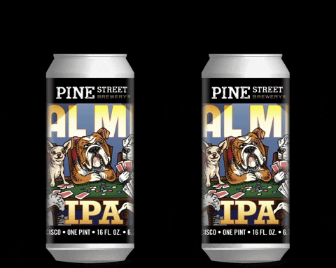 pinestreetbrewery giphygifmaker cheers ipa pine street brewery GIF