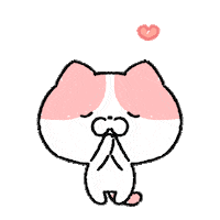 rangd_darng love art cat illustration Sticker