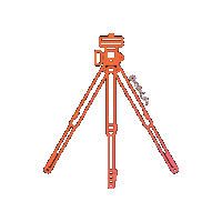rollei_de fotografie tripod rollei machdichbereit Sticker
