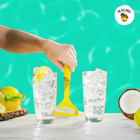 Flip Lemon GIF by Malibu Rum