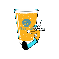 Beer Sticker by Suehiroyu oimachi