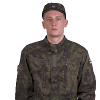 Puolustusvoimat_FI pv peukku intti armeija Sticker