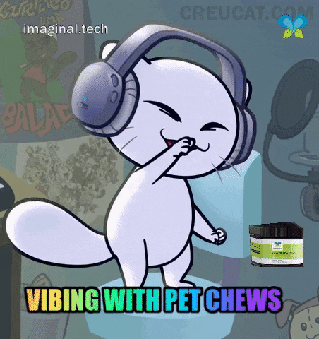 Cat Vibing Gif By Imaginal Biotech Find Share On Giphy