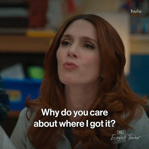Suspicious Leave Me Alone GIF by English Teacher FX
