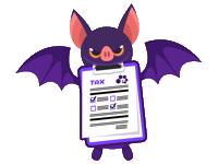 Halloween Bat Sticker by Luca Center