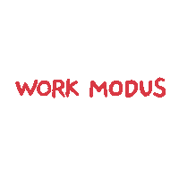 Pink Working Sticker