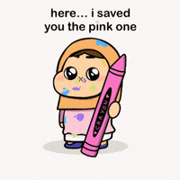 Hungry Pink GIF