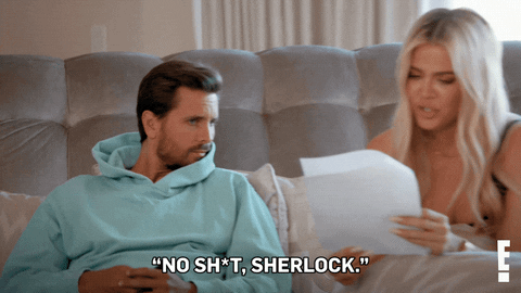 Keeping Up With The Kardashians Sherlock GIF by E!
