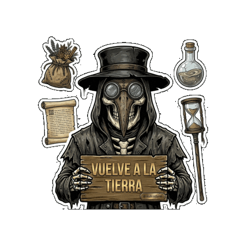 Halloween Volver Sticker